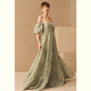 BHLDN Beatrice Organza Maxi Dress